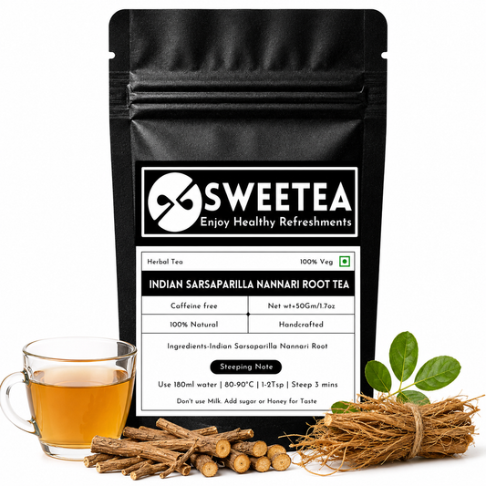 Sweetea Indian Sarsaparilla Nannari Root Tea