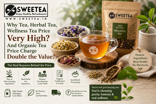Why Herbal & Wellness Tea Costs More? Sweetea