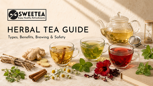 The Complete Guide to Herbal Tea: Types, Benefits, Brewing, Safety and Scientific Evidence