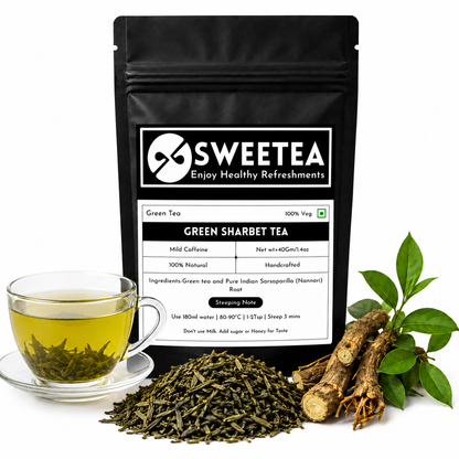 Green Sharbet Tea – Green Tea with Nannari Root
