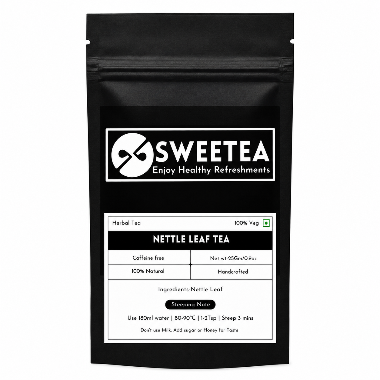 Sweetea Nettle Leaf Tea herbal infusion made from nettle leaves