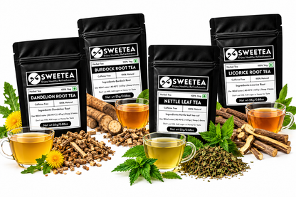 Root & Herbal Tea Collection – 4 Tea Variety Pack