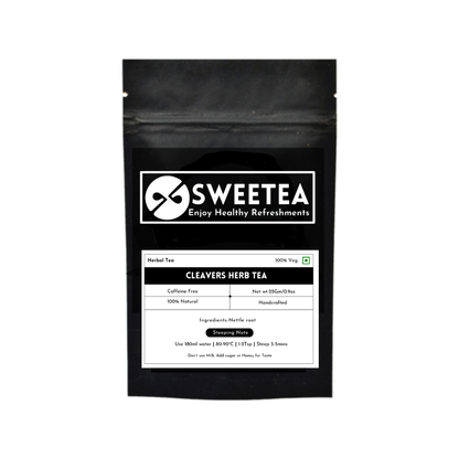 Sweetea Cleavers Herb Tea – Premium Caffeine-Free Herbal Tea Made from Pure Galium Aparine Herb for Daily Wellness and Refreshing Herbal Enjoyment