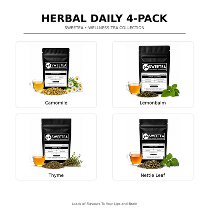 Everyday Herbal Tea Collection – 4 Tea Variety Pack