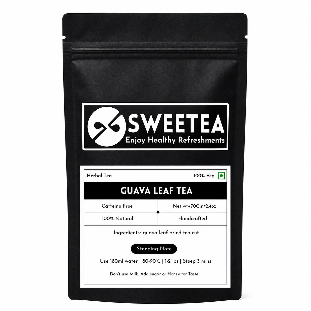 Premium loose Guava Leaf Tea made from carefully selected Psidium guajava leaves